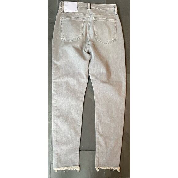 Loft Skinny High Rise Curvy Gray Jeans Size 28 NWT RN#140923 - Picture 7 of 9